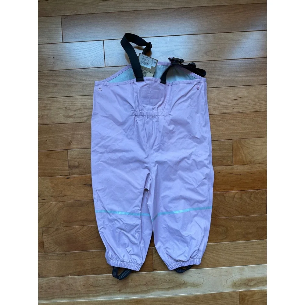 Patagonia Baby Torrentshell Bibs Purple Waterproof Rain‎ Overalls